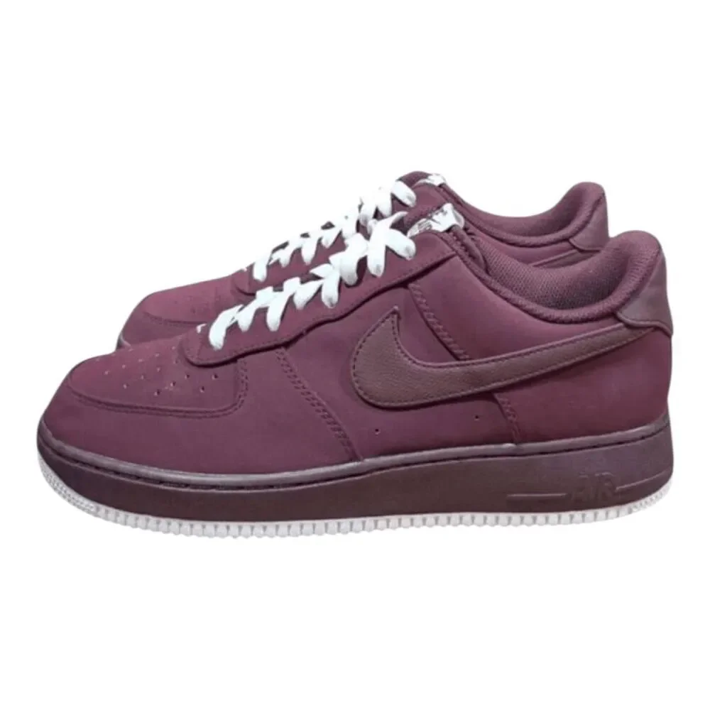 NIKE Air Force 1 Low 'Night Maroon' Sneakers Size 9.5